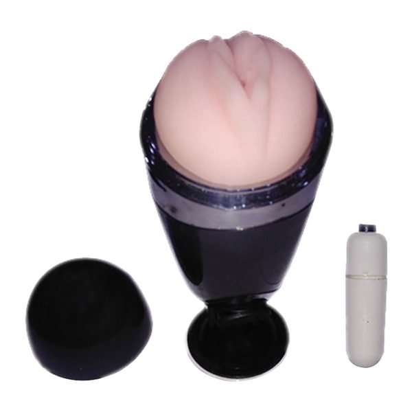 SUPER PINK MALE VIBRATING MALE STROKER MS-047